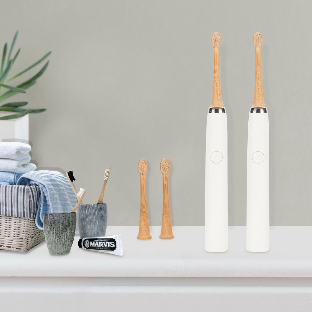 Green-Goose Sonicare Bamboe Opzetborstels Kinderen - 4 Stuks