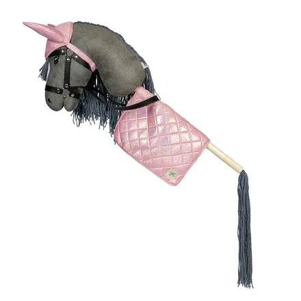 Zadeldekje En Mutsje Roze Voor Hobby Horse