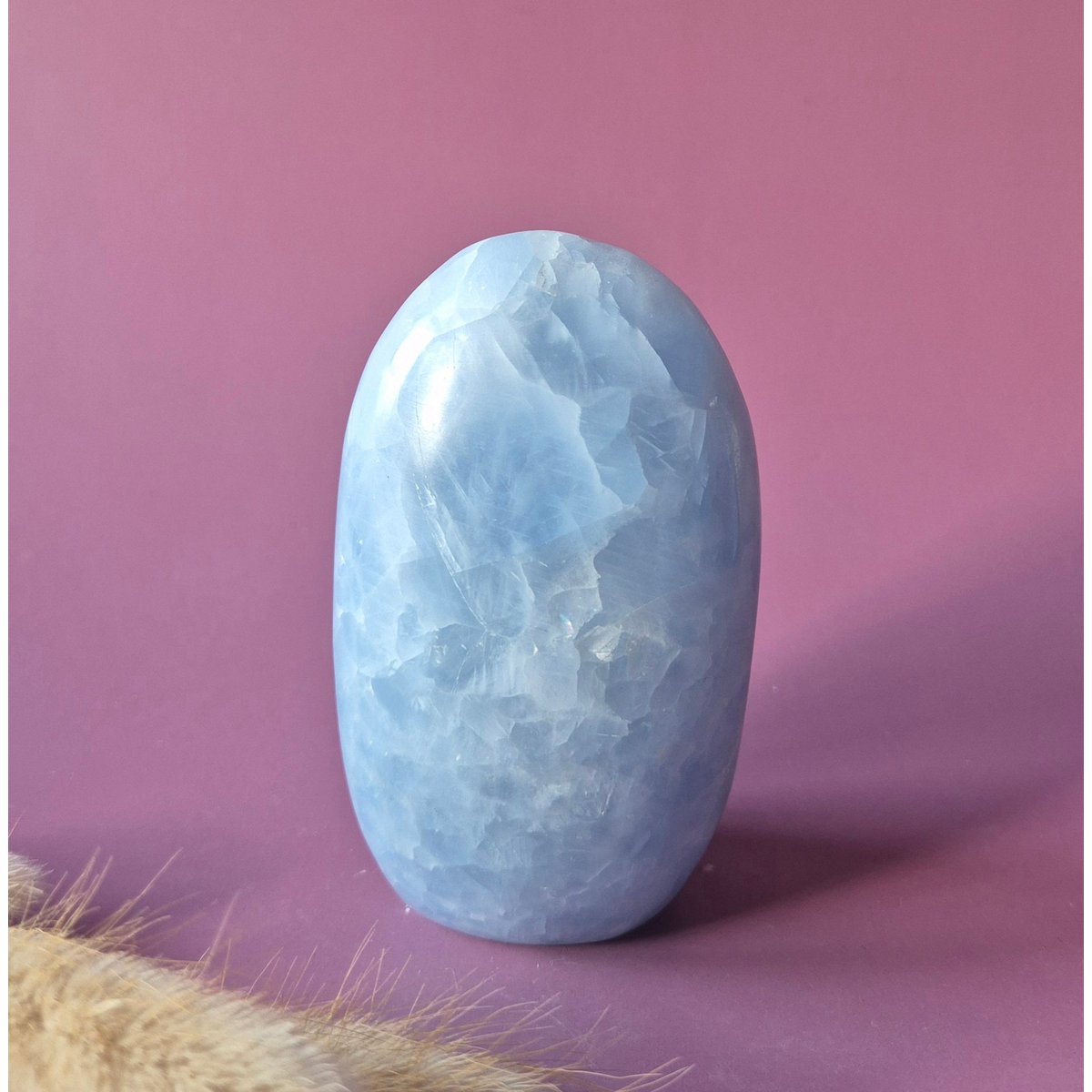 Edelsteen Celestien Freeform – Zachtblauwe Ruststeen