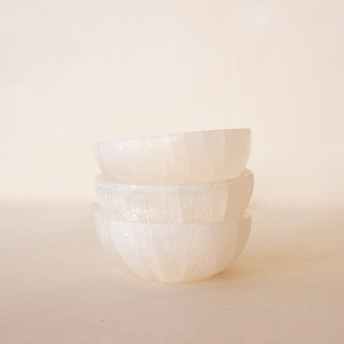 Selenite Kom Wit