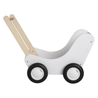 Van Dijk Poppenwagen Wit  (Flatpacked) (Kinderopvang Kwaliteit)