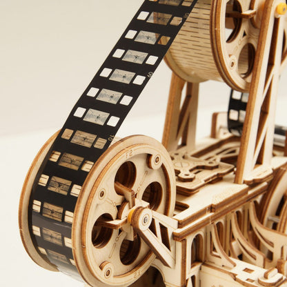 Robotime, Houten Puzzel 3D Vitascope/Movieprojector, Lk601, 25,5X13,3X22,3Cm