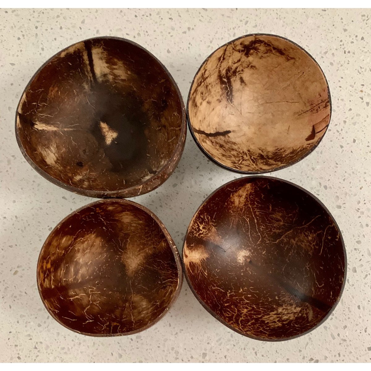 Coconut Bowl Set/4Pc