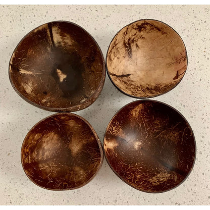 Coconut Bowl Set/4Pc