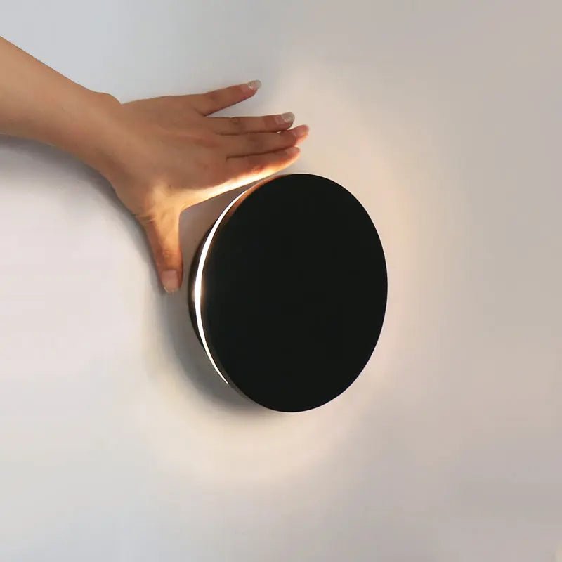 Lou Zwarte Oplaadbare Wandlamp