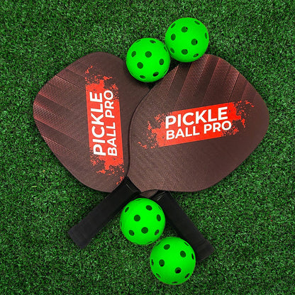 Pickleballset - Met 2 Rackets En 4 Ballen
