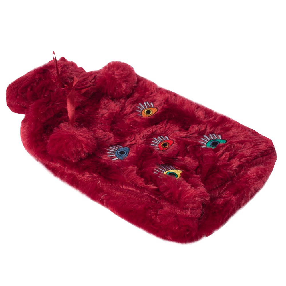 Biggdesign My Eyes On You Warmwaterkruik Met Zachte Pluche Hoes 68 Oz