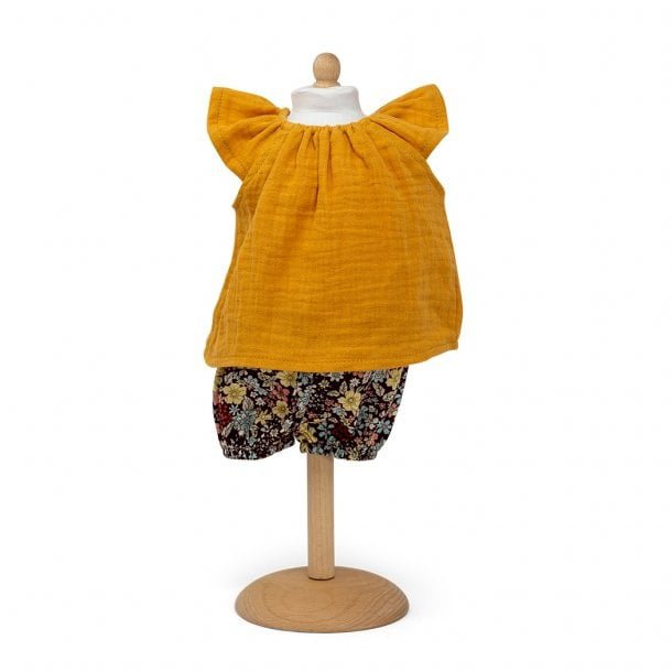 Tuniek Met Korte Broek Oker Geel 42-46Cm