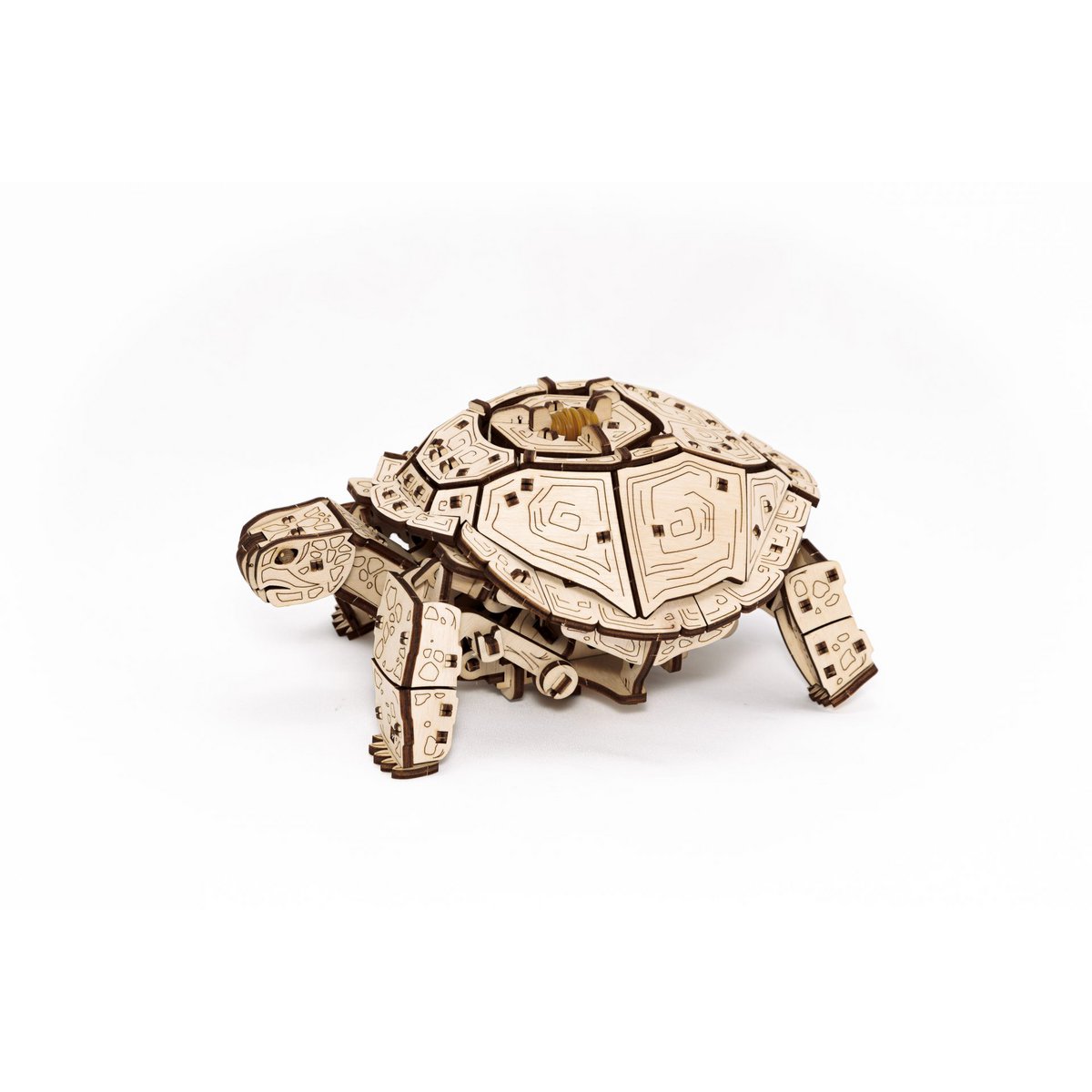 Eco Wood Art (Ewa) 3D Mechanische Puzzel Schildpad/ Turtle, 976, 22,3X16,5X11,6Cm