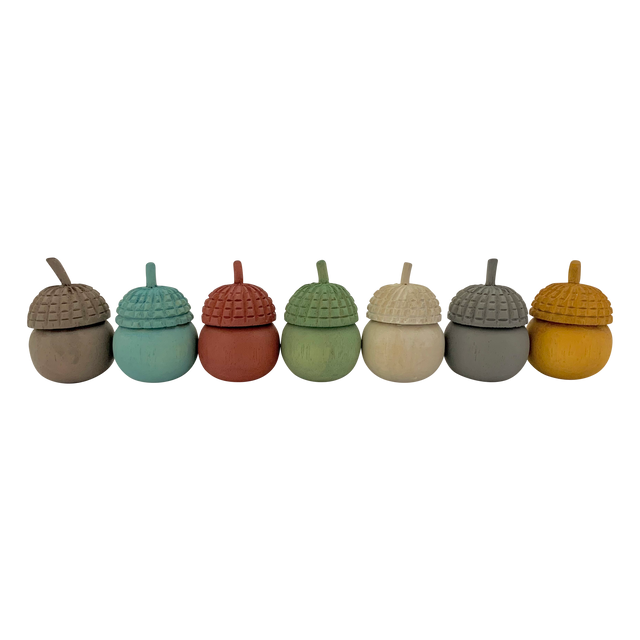 Mini Earth Acorn Pots/7Pc
