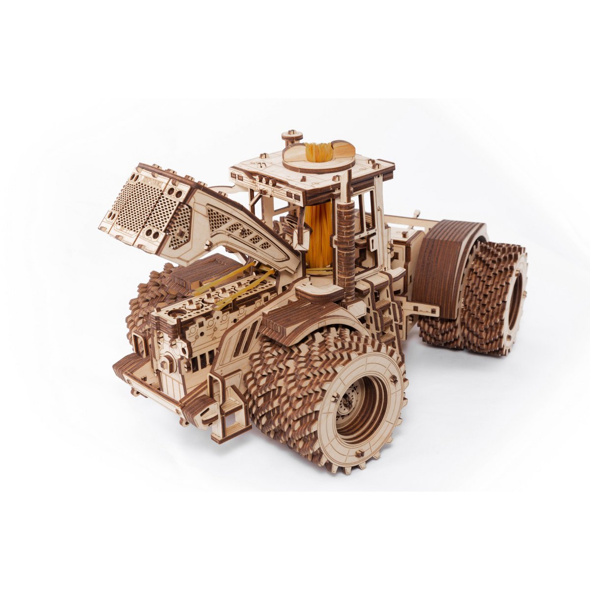 Eco Wood Art (Ewa) 3D Mechanische Puzzel, Tractor K-7M, 1065, 35,6X22,8X20Cm