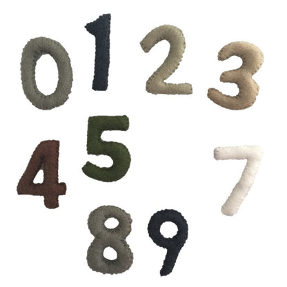 Numbers Natural 0-9 7Cm H