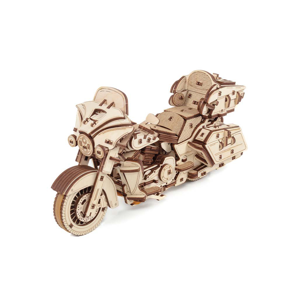 Eco Wood Art (Ewa) 3D Mechanische Houten Puzzel Bike, 3007, 22,6X8,4X12,3Cm