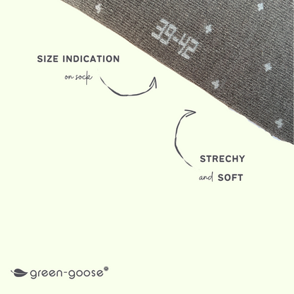 Green-Goose Bamboe Herensokken - 4 Paar - Stippen - 85% Bamboe