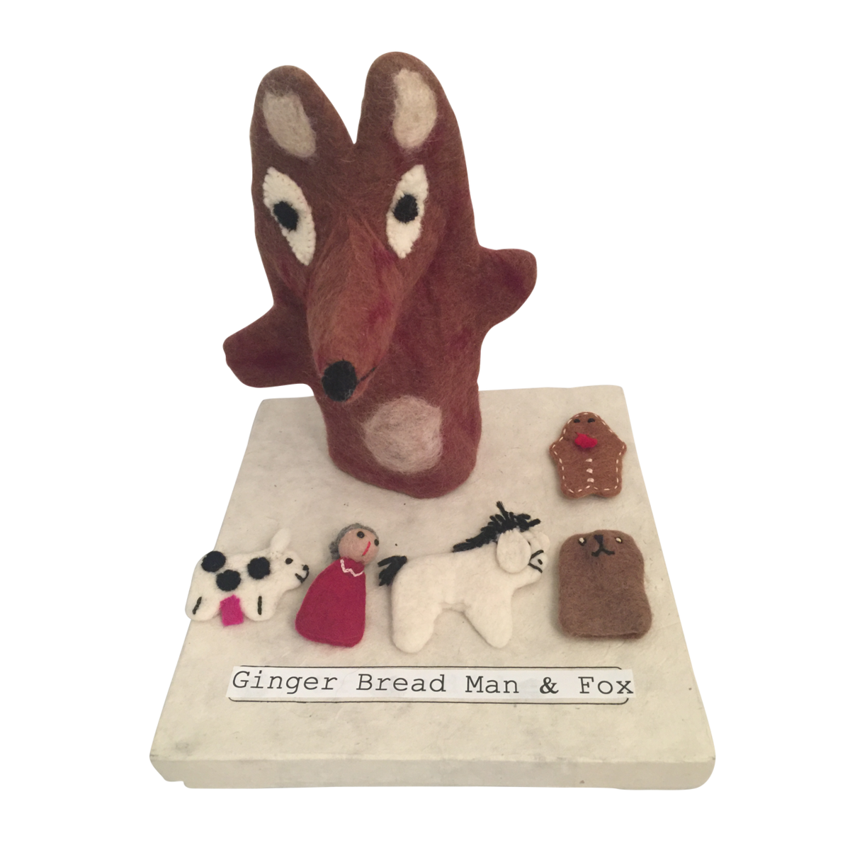 Storypuppet Gingerbreadmanfox