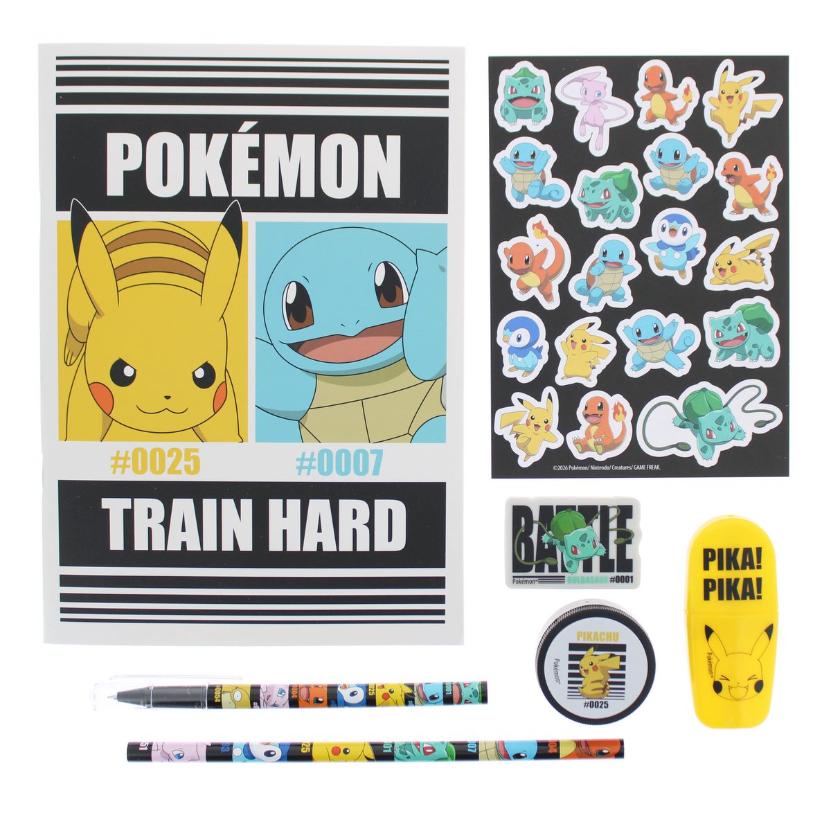 Pokémon - Schrijfwarenset 8 Stuks
