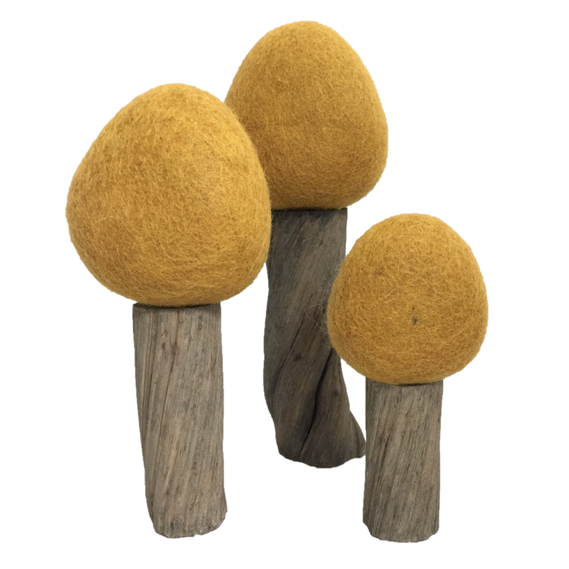 Earth Spring Trees 3Pc