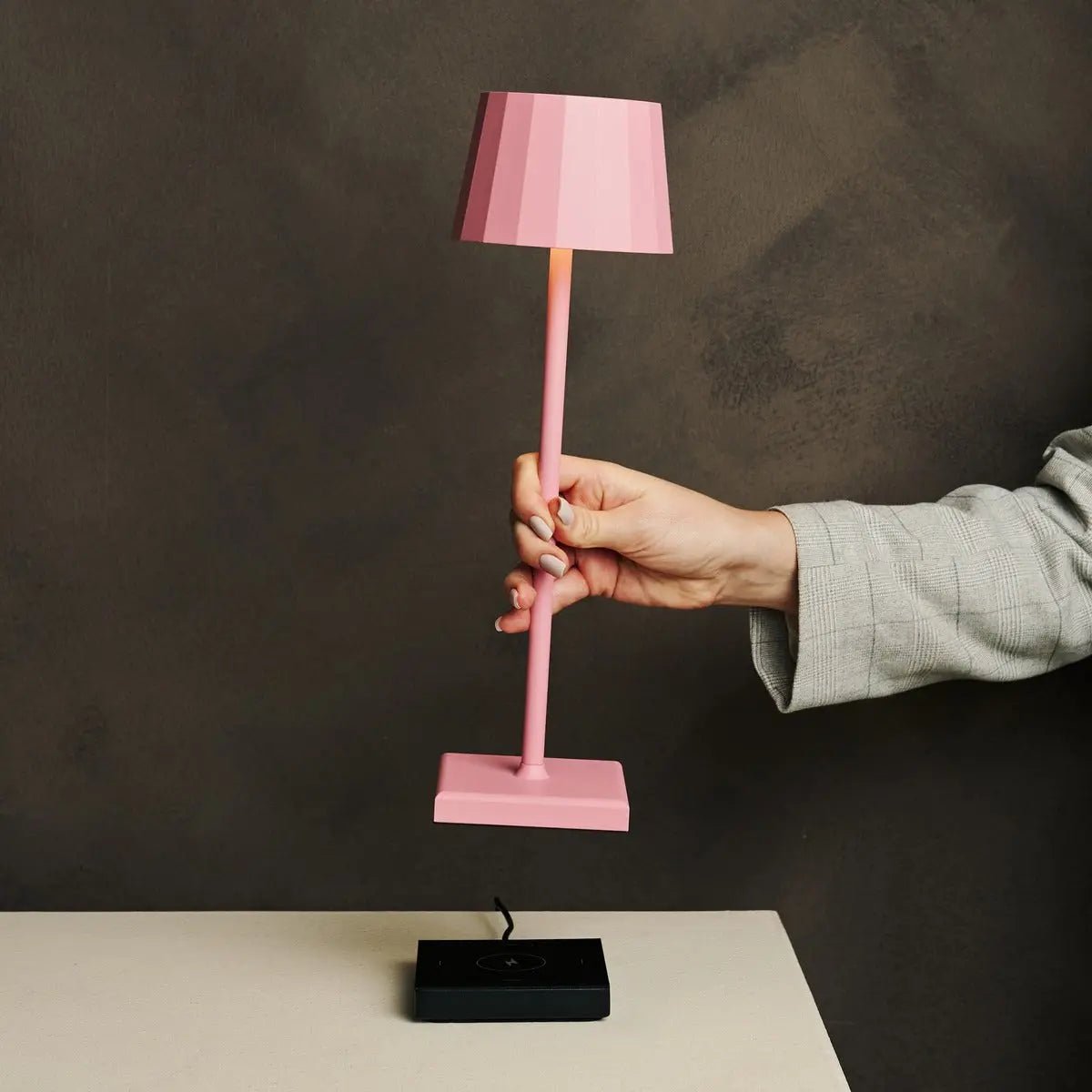 Wouter Flamingo Roze Oplaadbare Tafellamp