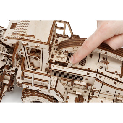 Eco Wood Art (Ewa) 3D Houten Puzzel, Harvester Forage Fs 80 Pro, 3823, 15,3X34,1X18,6Cm