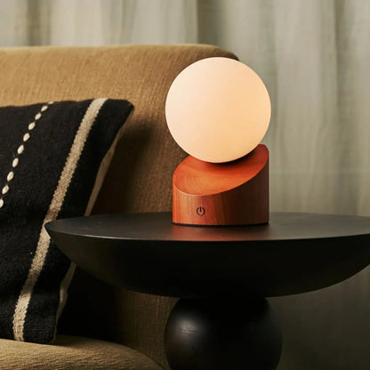 Morris Kastanjebruine Oplaadbare Lamp