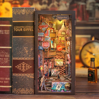 Cutebee, Diy Booknook, The Long Goodby, Bn02B, 18X11X23Cm