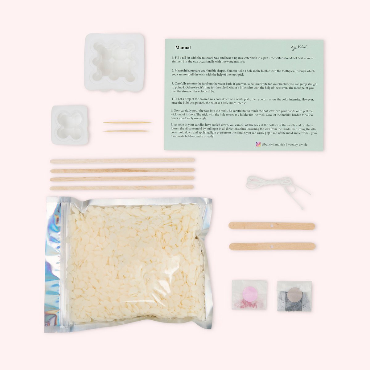 Diy Box Bubble Kerze