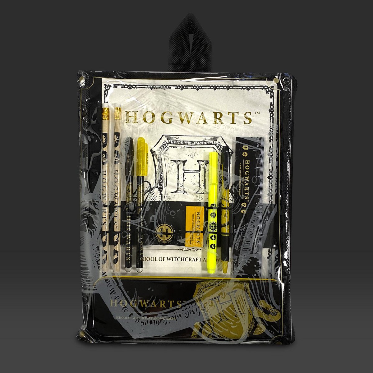 Harry Potter-Cadeauset, 11-Delige Schrijfwarenset Voor Zweinstein-Fans, Notitieboekje, Gelpen, Markeerstift, Pennenbakje, Gum En Nog Veel Meer