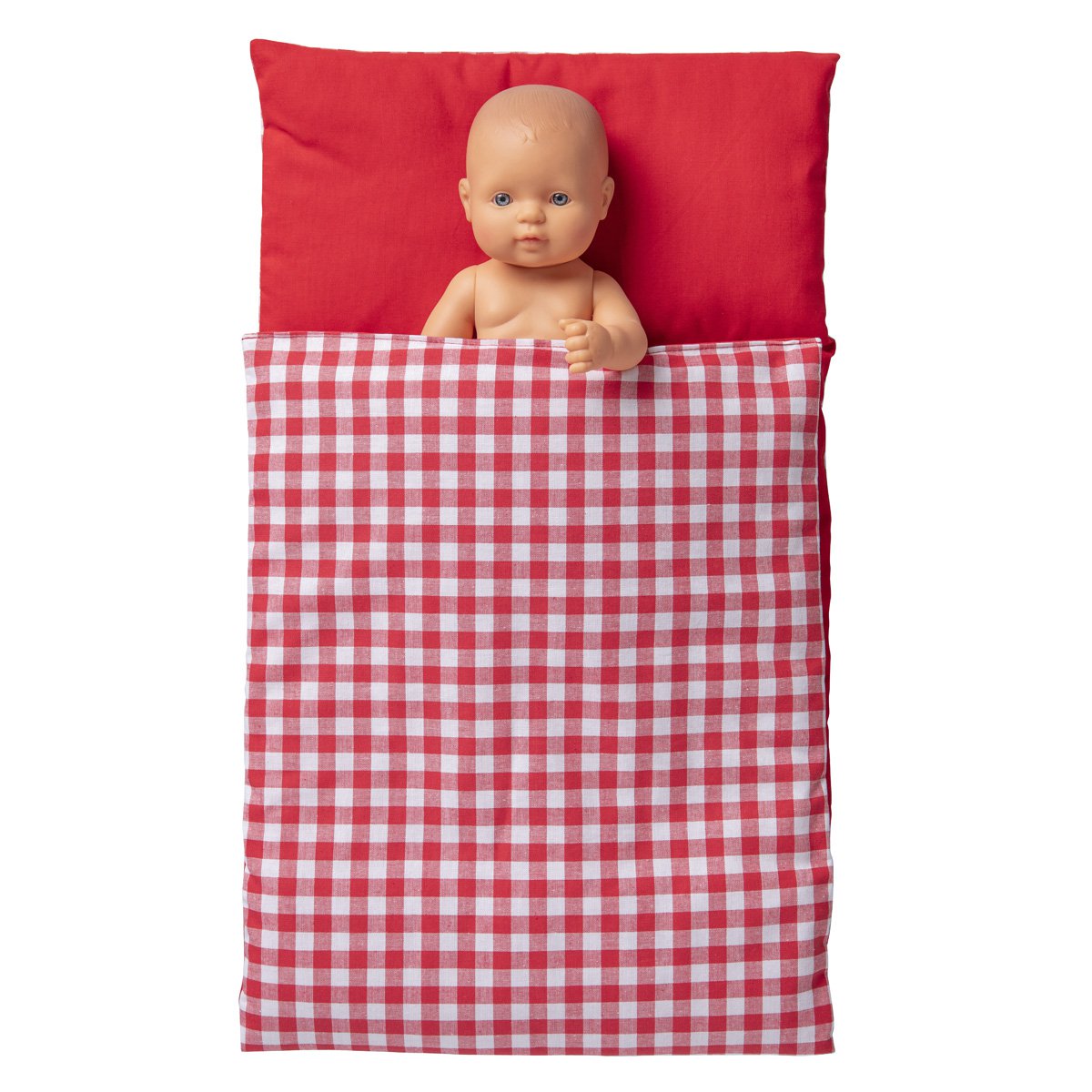 Van Dijk Toys Dekbedje - Rood Wit Geruit