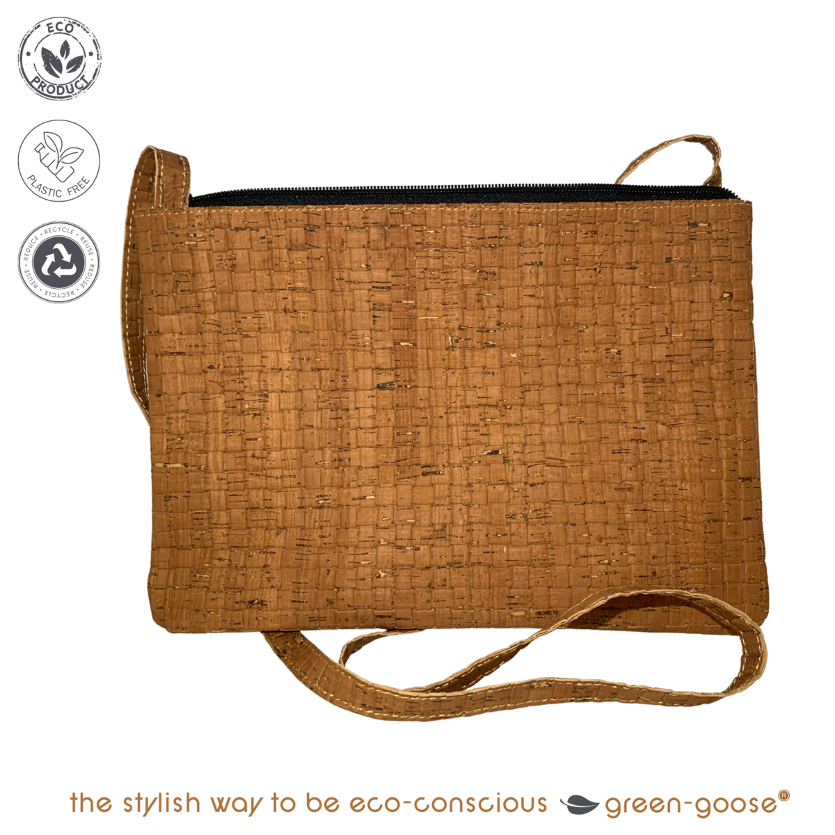 Green-Goose Kurk Schoudertas - Bruin