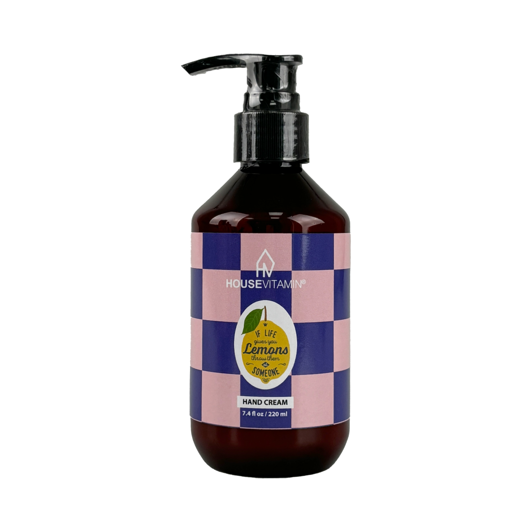 Handcrème Pompdispenser - Citroen/Bergamot/Basilicum - 220Ml