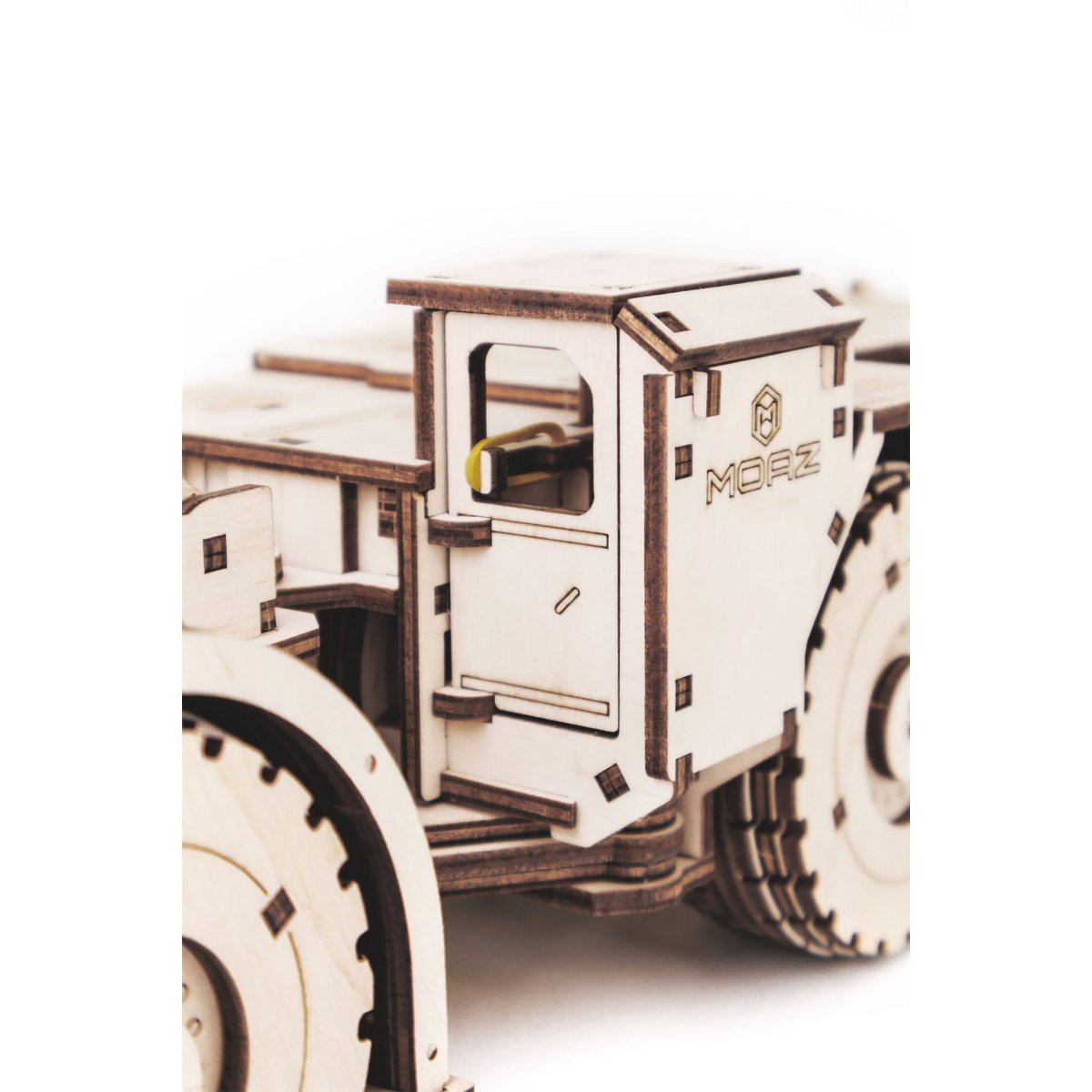 Eco Wood Art (Ewa) 3D Mechanische Houten Puzzel, Load-Haul-Dump Unit Moaz 4075, 4257, 49X11X13Cm