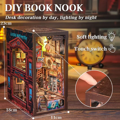 Cutebee, Diy Booknook, The Long Goodby, Bn02B, 18X11X23Cm