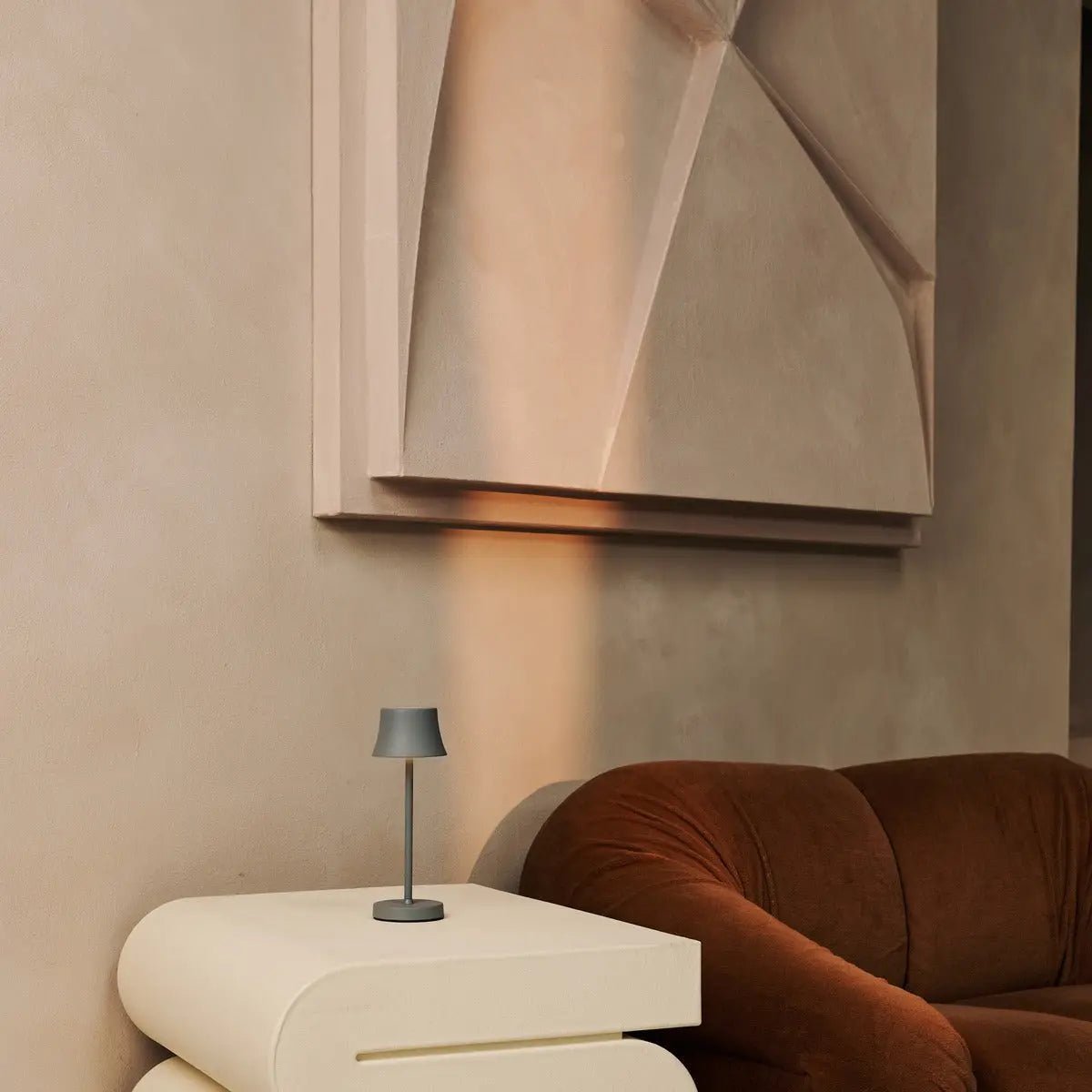 De Pijp Mini Mouse Grey Rechargeable Table Lamp