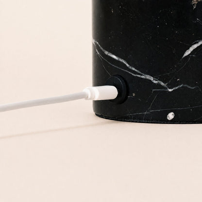 Maes Zwart – Nero Marquina Marble Oplaadbare Tafellamp