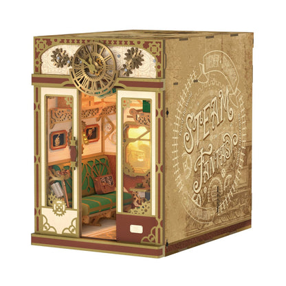 Tonecheer, Diy Book Nook, Trein Cabine/Train Cabine, Steam Fantasy, Tq442, 15,8X22,4X22,5Cm