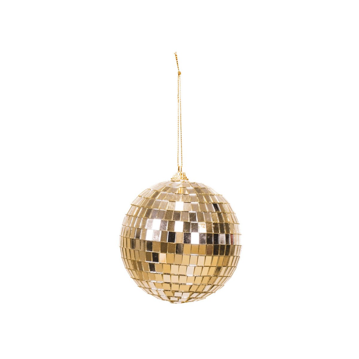 Kerstdecoratie - Kersthanger - Discobal - Schuim - Goud - 10X10X10Cm