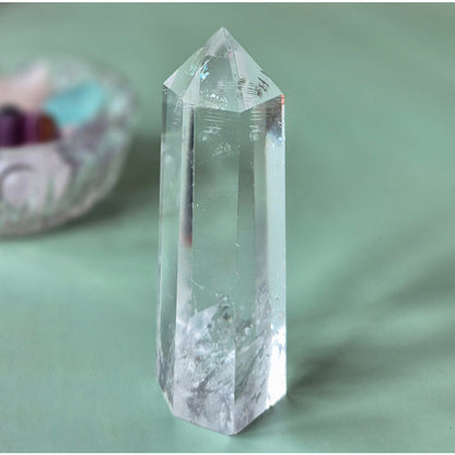 A+ Heldere Kwaliteit Edelsteen Bergkristal Toren / Obelisk (Clear Quartz Tower)