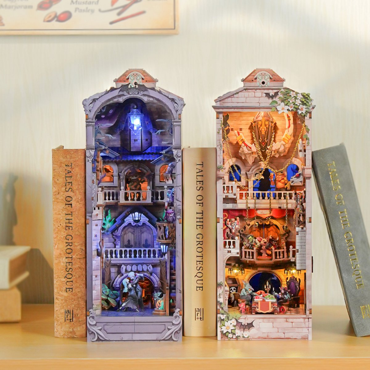 Tonecheer, Diy Book Nook, Monster Carnival, Tq144, 10,7X18,2X28,3 Cm
