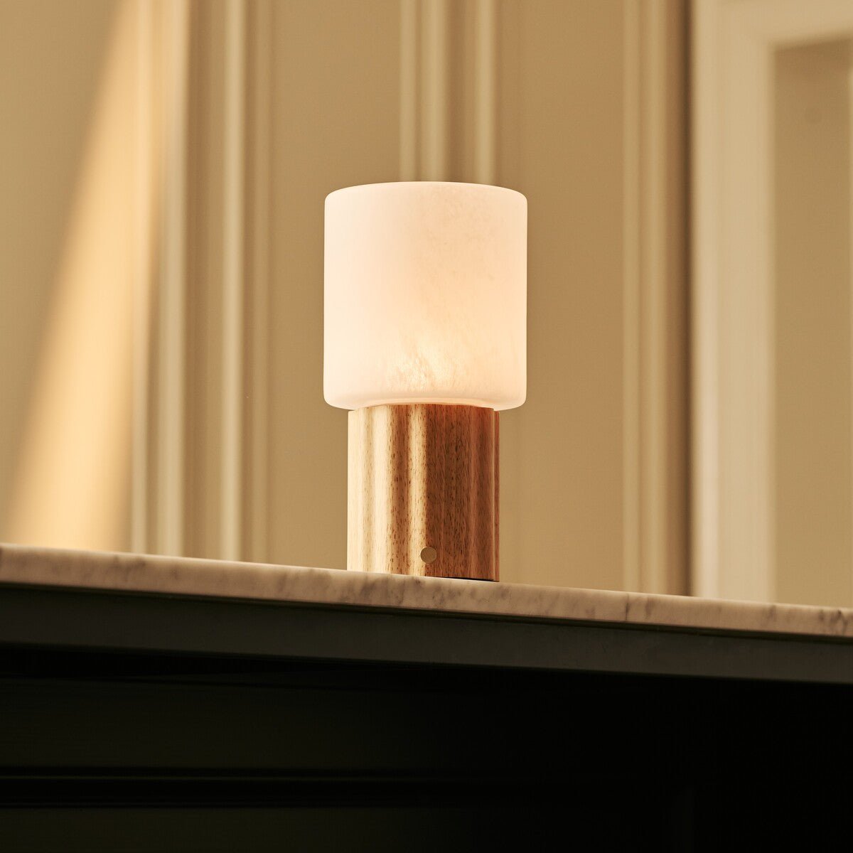 Frank Lichtbruine Oplaadbare Tafellamp