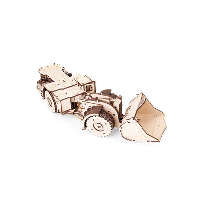 Eco Wood Art (Ewa) 3D Mechanische Houten Puzzel, Load-Haul-Dump Unit Moaz 4075, 4257, 49X11X13Cm