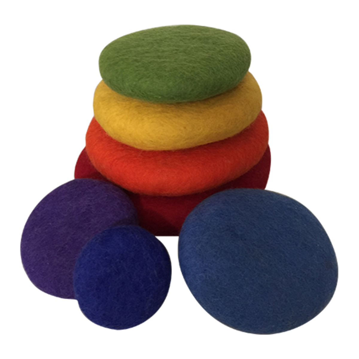 Short Rainbow Stacking Set/7Pc