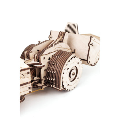 Eco Wood Art (Ewa) 3D Mechanische Houten Puzzel, Load-Haul-Dump Unit Moaz 4075, 4257, 49X11X13Cm