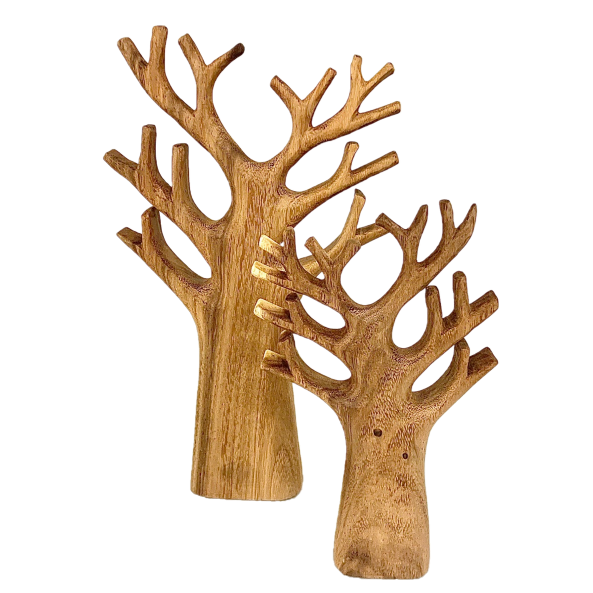 Carved Tree Set/2Pc