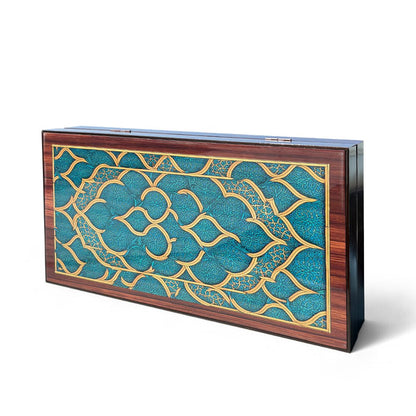 Biggdesign Oriental Backgammon-Set, Magnetische Sluiting, Krasbestendig Oppervlak
