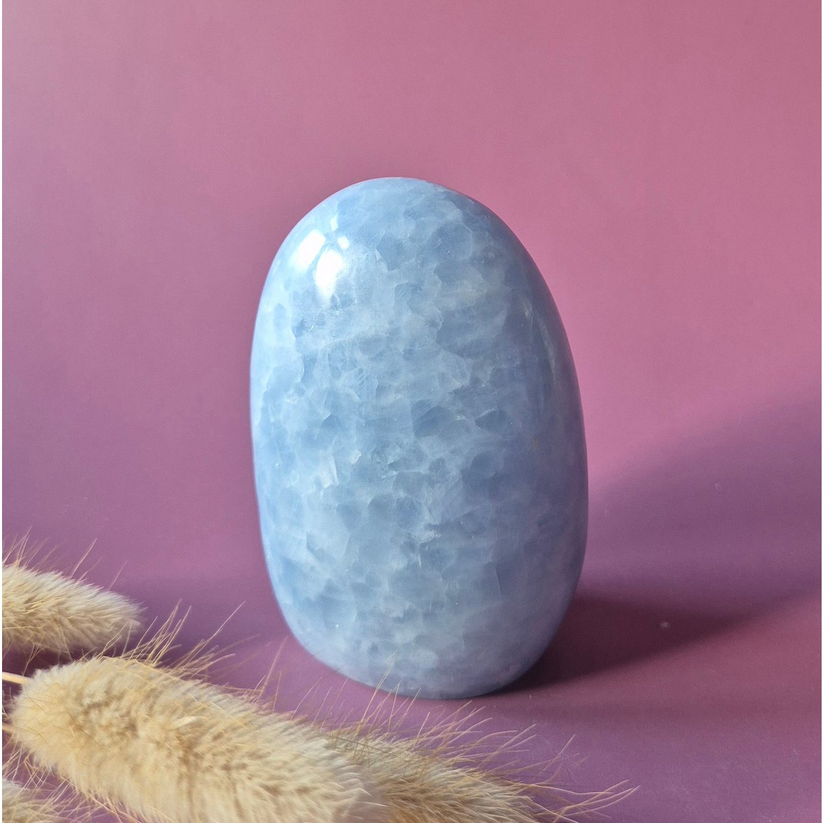 Edelsteen Celestien Freeform – Zachtblauwe Ruststeen