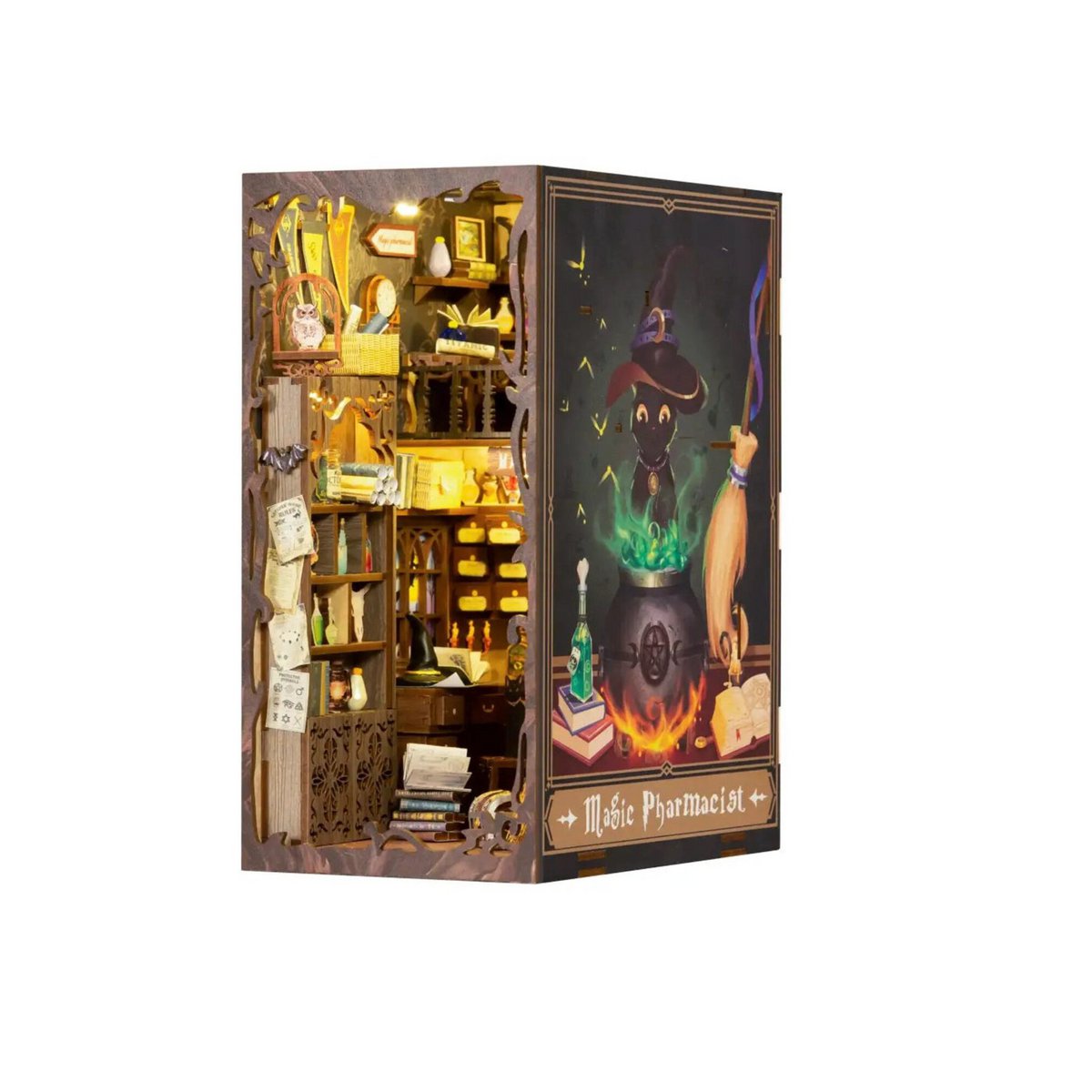 Cutebee, Diy Booknook, The Magic Pharmacist, Sz05B, 18X11X23Cm
