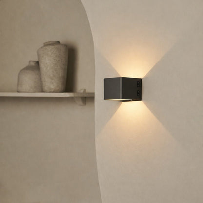 Tess Stone Grey Oplaadbare Wandlamp