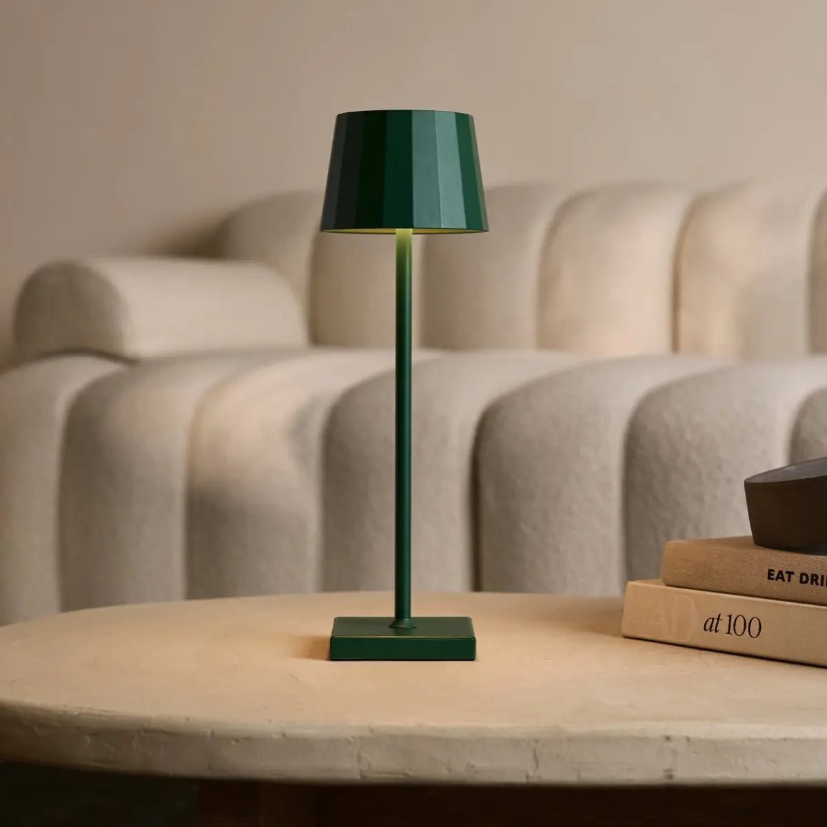 William Pine Green Oplaadbare Tafellamp