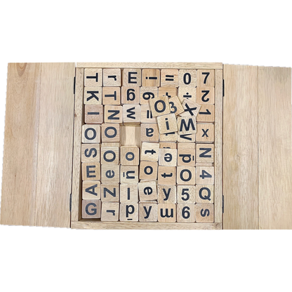 Natural Letters/Numbers Set
