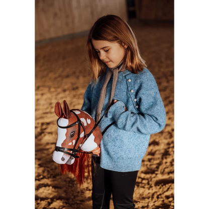 Stokpaard Coco Rood/Wit